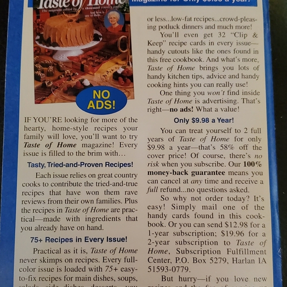 2002 Taste of Home Family Favorites Clip & Keep Recipe Cards Collection Cookbook - Picture 2 of 8